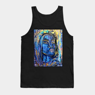 The Blue Madonna Tank Top